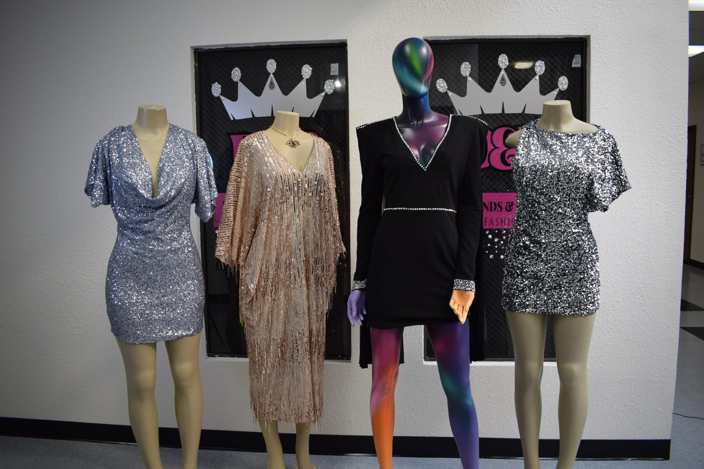 Champagne Fringe Couture Gown – One-of-a-Kind from the Dallas Fashion Week Collection