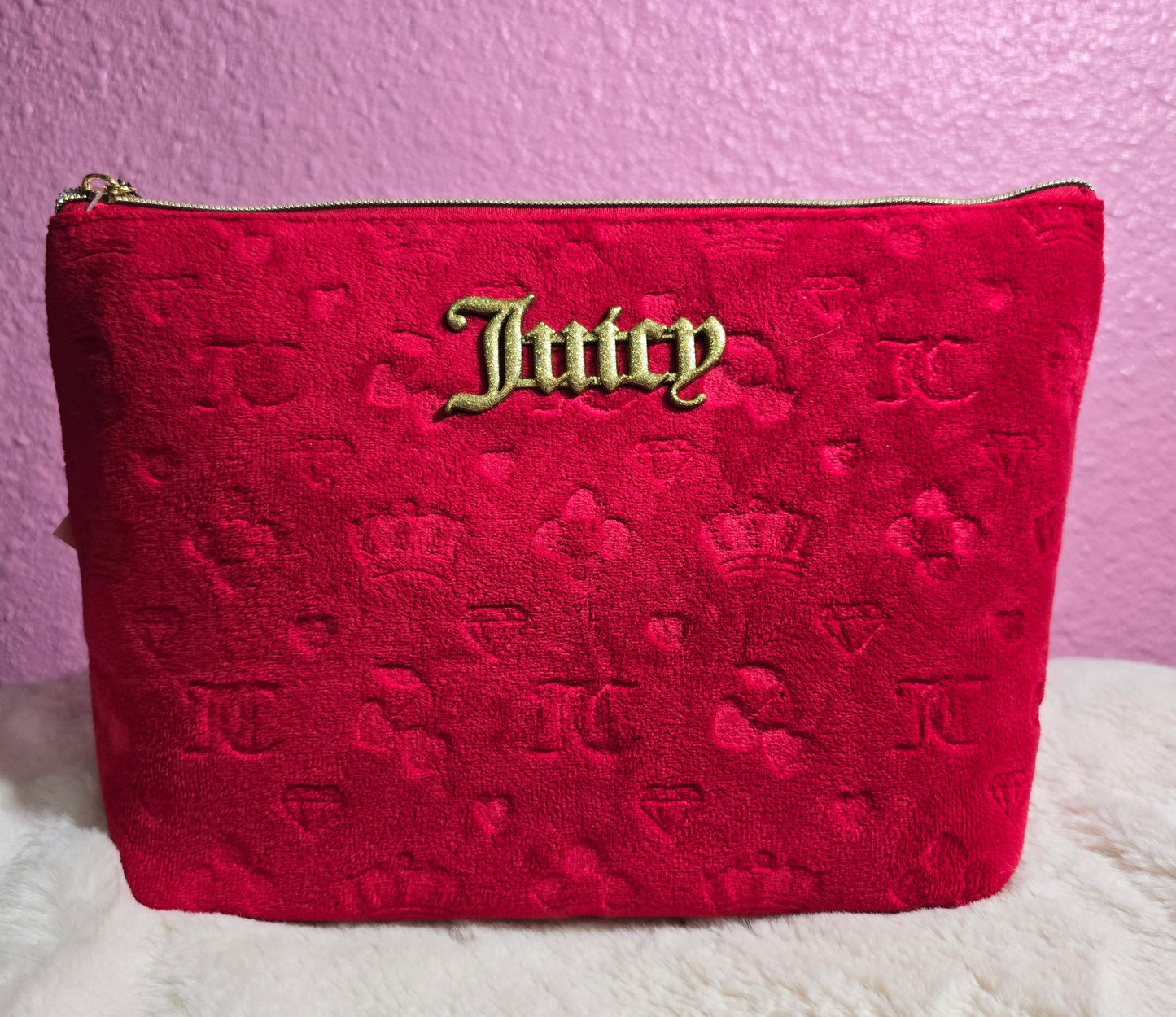 Red Juicy Travel Clutch