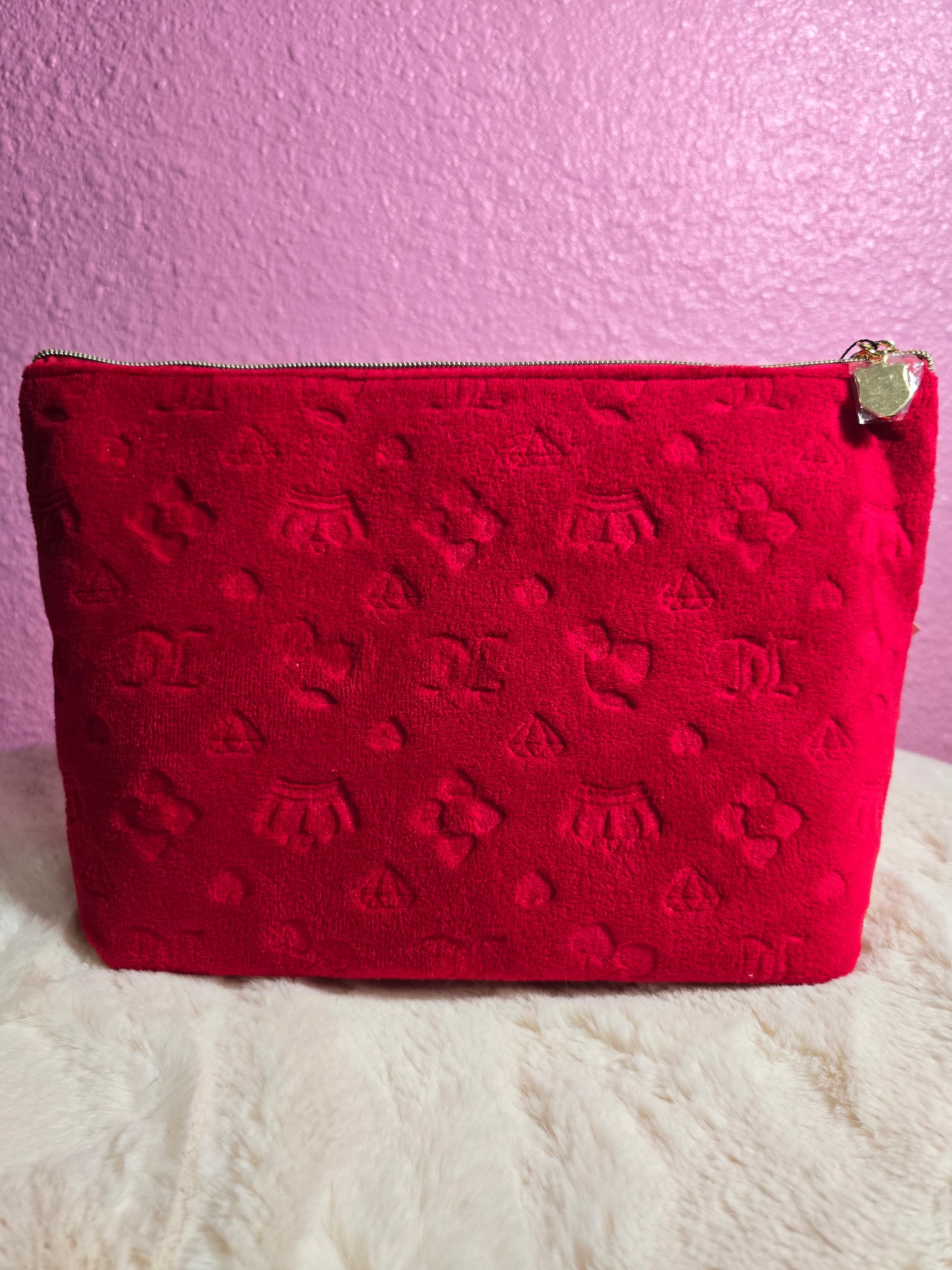 Red Juicy Travel Clutch