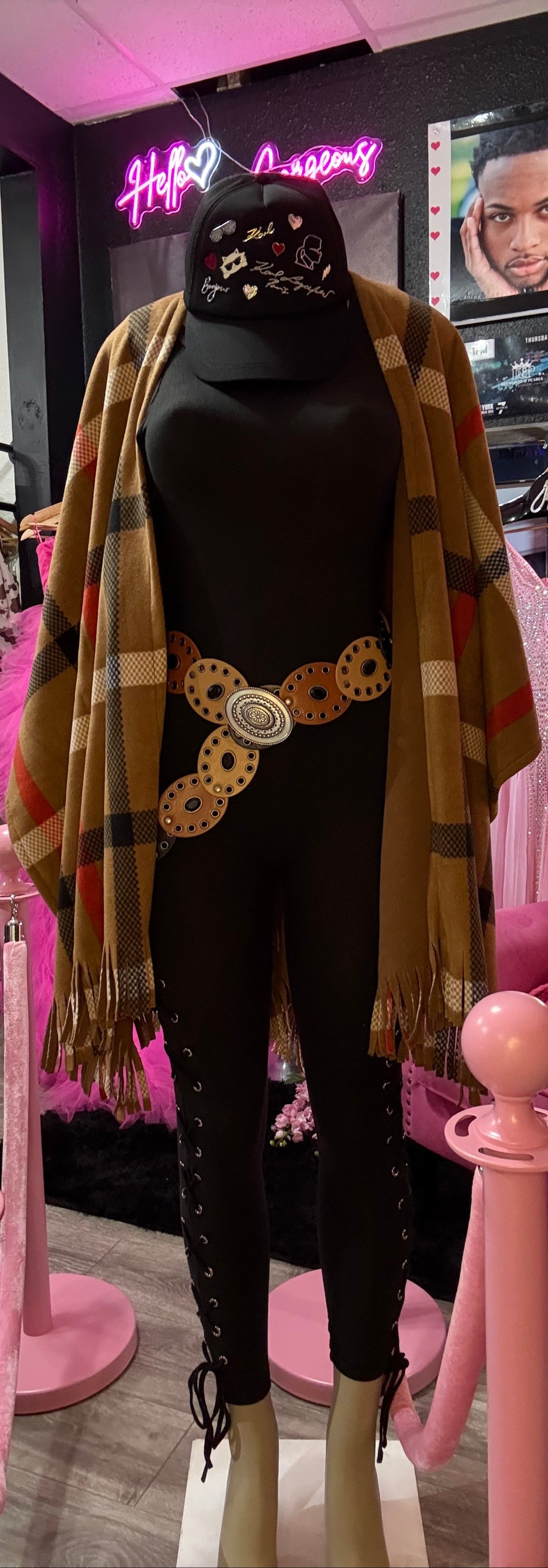 Black Stacked Jumpsuit